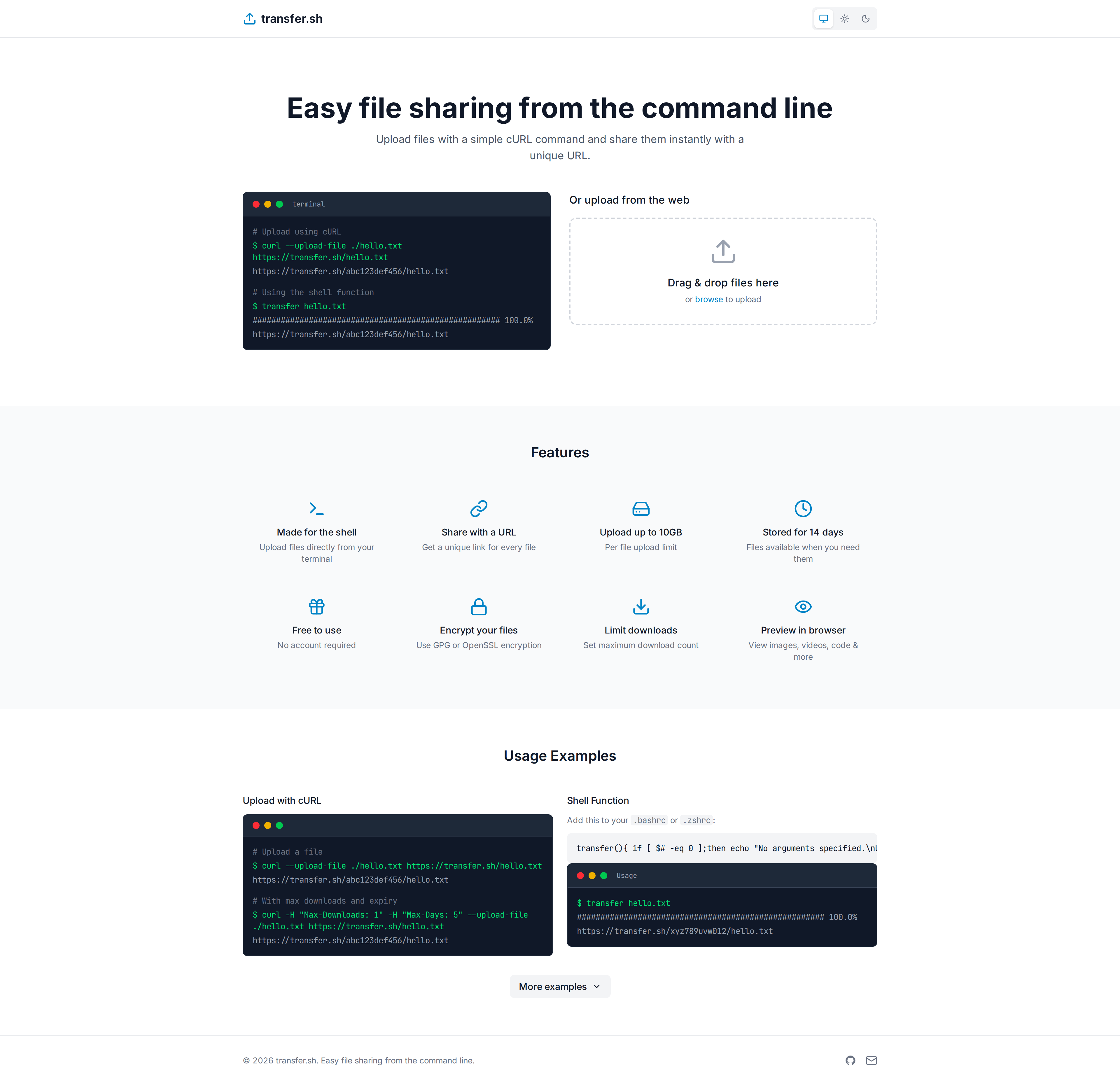 Full Page Light Mode